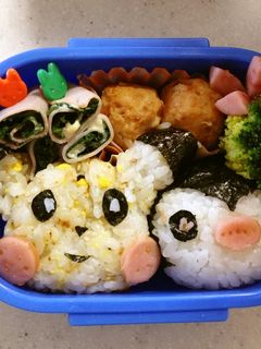 キャラ弁★ピカチュー・ポッちゃま-レシピのメイン写真