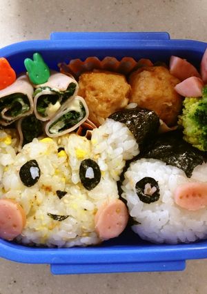 キャラ弁★ピカチュー・ポッちゃま-レシピのメイン写真