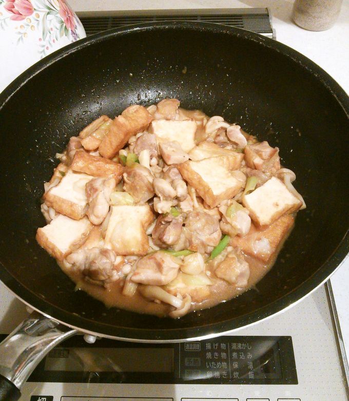 鶏ももと厚揚げの味噌炒め煮-レシピのメイン写真