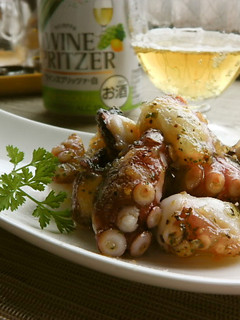 簡単!タコのイタリアンハーブミックス焼き-レシピのメイン写真
