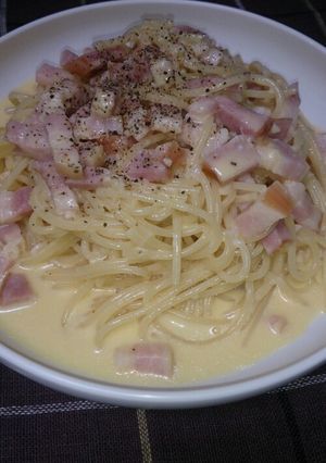 簡単カルボナーラ-レシピのメイン写真