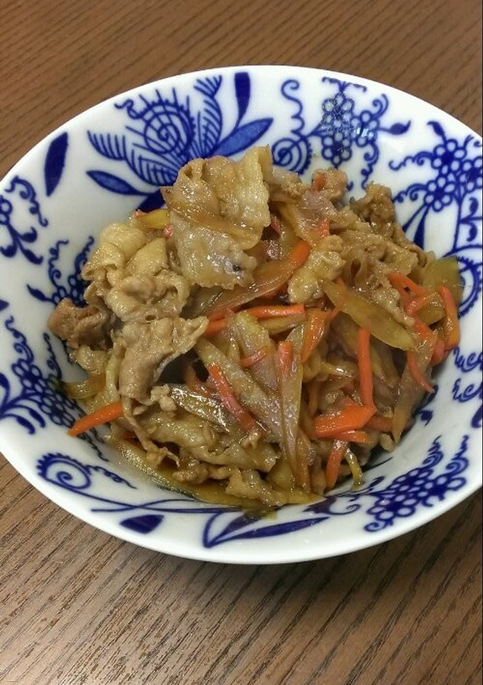 豚肉とごぼうの甘辛煮-レシピのメイン写真