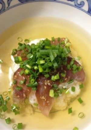 白身のお刺身でづけ茶漬け-レシピのメイン写真