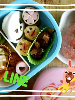 LINE~ラインキャラ弁当~ポコタ-レシピのメイン写真