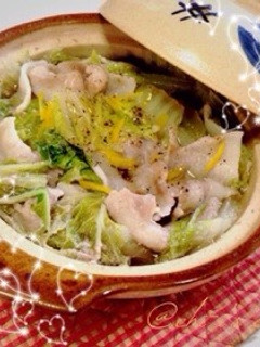 豚肉&白菜 inゆず風呂-レシピのメイン写真