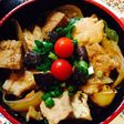 超簡単!鳥肉と厚揚げでさっぱり丼