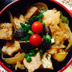 รูปของ 超簡単！鳥肉と厚揚げでさっぱり丼