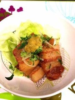 豚バラ大根の甘辛煮-レシピのメイン写真