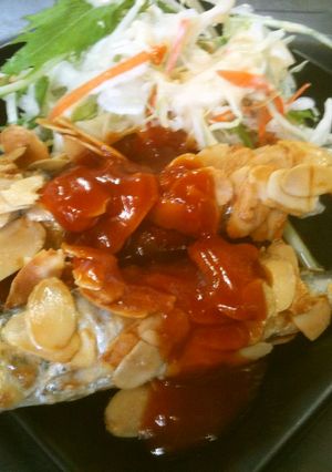 ★いわしのアーモンド揚げチリソース★-レシピのメイン写真