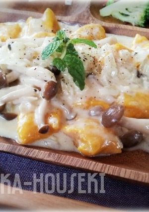 かぼちゃのニョッキ　チーズクリームソース-レシピのメイン写真