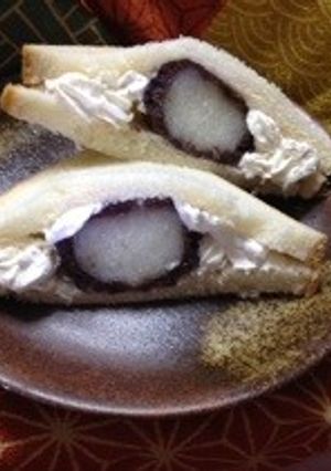あんこや おはぎ生クリームサンド-レシピのメイン写真