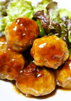 肉だんごの甘酢あんかけ～冷食で人気の味！-レシピのメイン写真