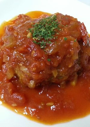 トマト缶De煮込みハンバーグ♪-レシピのメイン写真