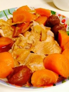 梅サワーで!鶏もも肉の照り煮-レシピのメイン写真