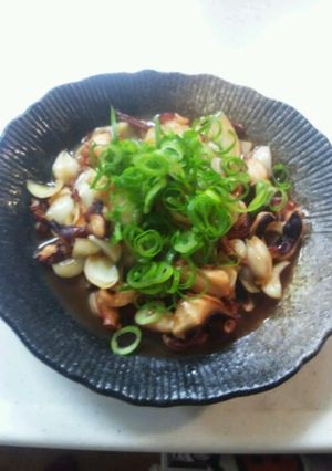 ユリ根とタコの砂糖ポン酢炒め-レシピのメイン写真