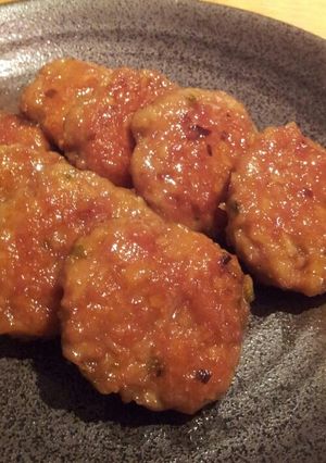 鶏つくね(れんこん入)-レシピのメイン写真