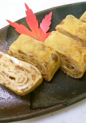 なめ茸入りたまご焼き-レシピのメイン写真