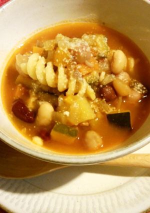 秋の♪食べるミネストローネ-レシピのメイン写真