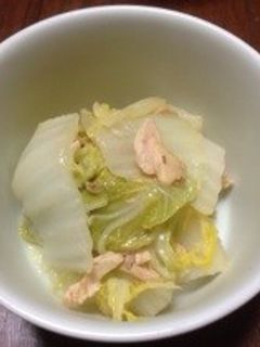 白菜とツナ缶のさっと煮♪-レシピのメイン写真