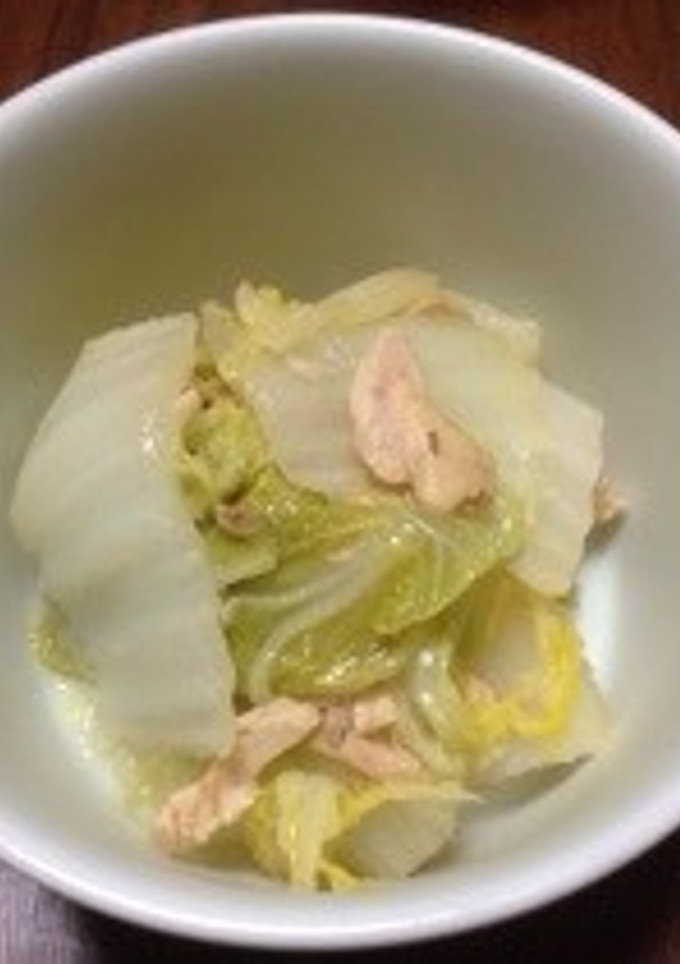 白菜とツナ缶のさっと煮♪-レシピのメイン写真