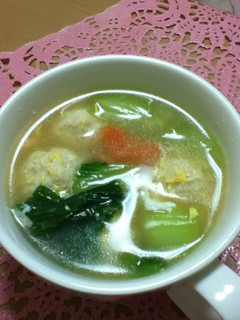 適当つくね中華スープ-レシピのメイン写真