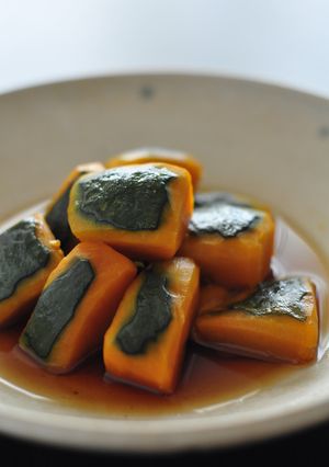 天然だしパックでつくるかぼちゃの煮物-レシピのメイン写真