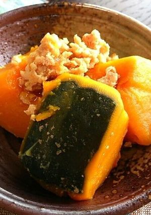 簡単すぎるカボチャのそぼろ煮-レシピのメイン写真