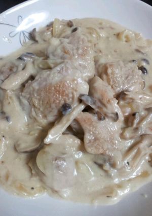 バターなし！簡単チキンのクリーム煮-レシピのメイン写真