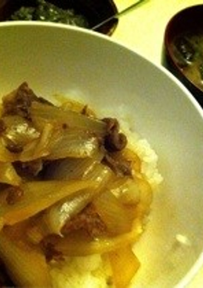 簡単！お手軽！つゆだく牛丼(12)-レシピのメイン写真