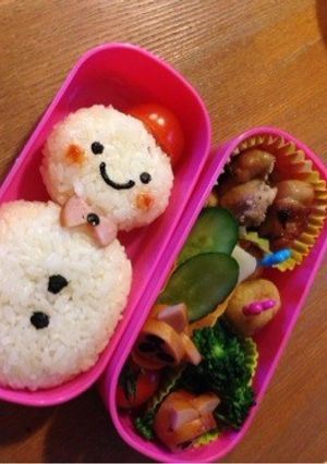 雪だるまのおにぎり-レシピのメイン写真