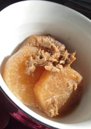 大根とツナの煮付け-レシピのメイン写真