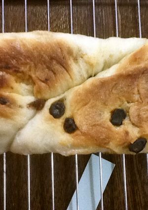 湯だね風手捏ねレーズン食パン-レシピのメイン写真