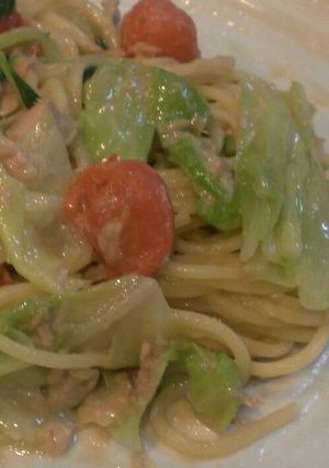 キャベツとツナの簡単マヨネーズパスタ-レシピのメイン写真