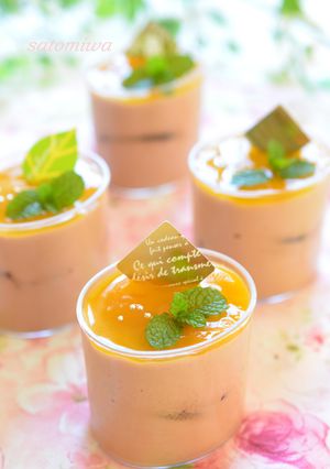 ふんわり♪アーモンドミルクチョコムース✿-レシピのメイン写真