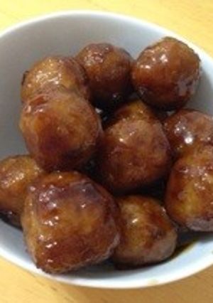 冷凍肉団子で♡ 簡単！鶏つくね風-レシピのメイン写真