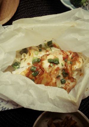 鱈のキムチチーズ焼き-レシピのメイン写真