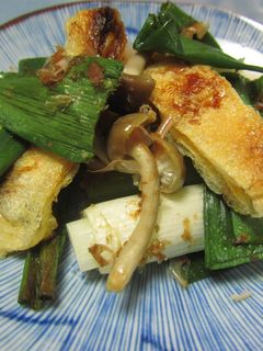 白ネギ・しめじ・油揚げのトースター焼き♪-レシピのメイン写真