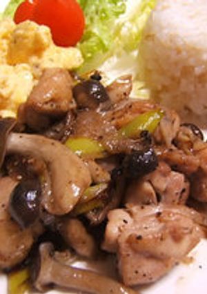 鶏肉の赤ワインソテー-レシピのメイン写真