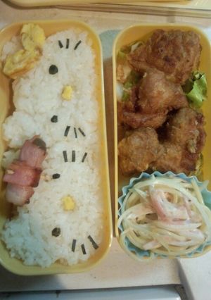 キャラ弁♡キティちゃん-レシピのメイン写真