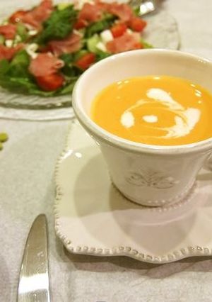 人参と赤パプリカの美肌ポタージュ-レシピのメイン写真