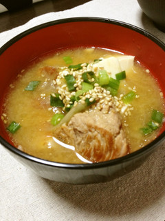 簡単♫豚バラ角煮のとん汁 by 圧力鍋-レシピのメイン写真