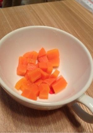⁂離乳食完了期⁂レンジでにんじんグラッセ-レシピのメイン写真