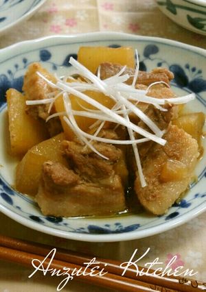 大根と豚バラブロックの煮物-レシピのメイン写真
