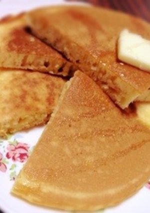 ふっくら豆乳ホットケーキ♪-レシピのメイン写真