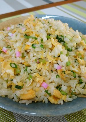 大根葉と桜えびの塩チャーハン-レシピのメイン写真