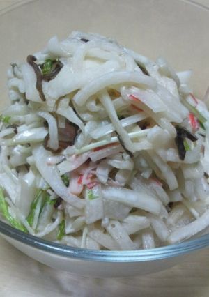 大根と塩昆布のやみつきマヨサラダ☆-レシピのメイン写真