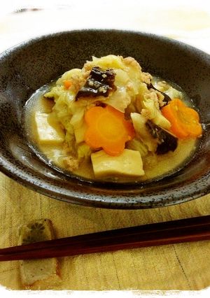 ほっこりと☆白菜と高野豆腐の旨煮☆-レシピのメイン写真