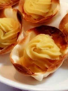 餃子の皮でさつまいもタルト-レシピのメイン写真