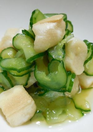 きゅうりとお麩の酢の物　どすぇ-レシピのメイン写真
