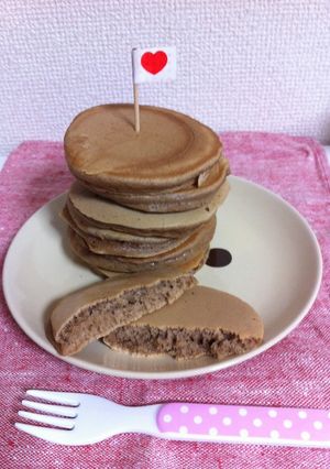 簡単ぉゃっ♪ココア飲料でホットケーキ-レシピのメイン写真